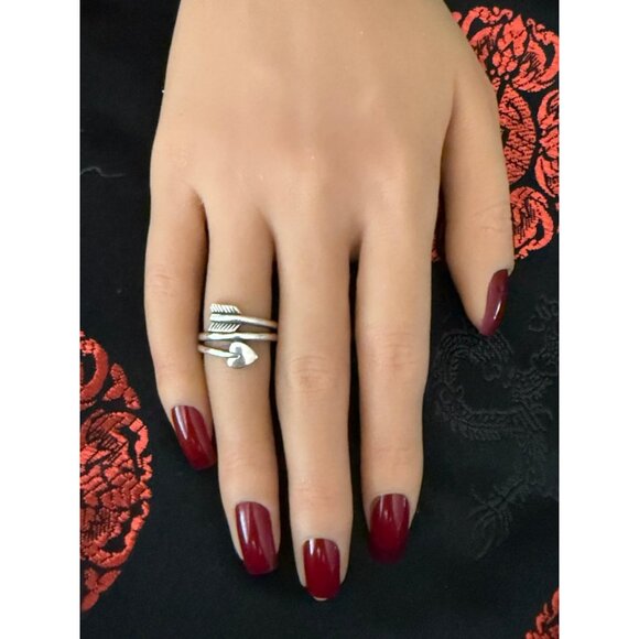 James Avery Arrow and Heart Ring - Picture 3 of 5
